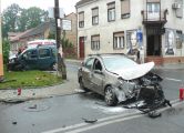 Wypadek na skrzyżowaniu przy Rynku Fałęckim