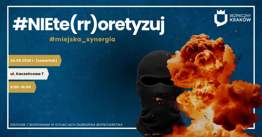 NIEte(rr)oretyzuj – bezpłatne szkolenie z reagowania w sytuacjach zagrożenia